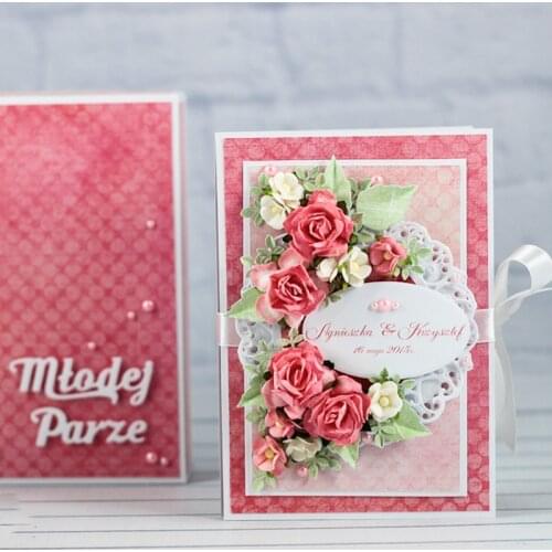 Mtodej Parze Polish Word Cutting Die Embossing DIY Craft Template Paper Card Album Making Scrapbooking Handmade Decoration