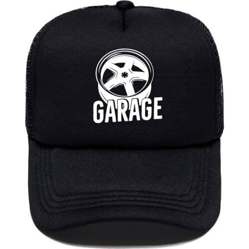 2020 New My garage Funny Print Baseball Cap Men Women Parent-child Hats Mesh Visor Outdoor Sun Hat Adjustable Caps