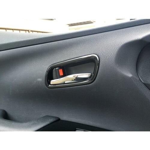 Auto rear trunk trim for toyota PRIUS 2016 ,ABS chrome 2pc