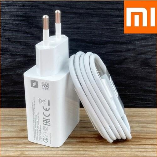 Original Xiaomi Mi 9 Fast Charger QC 3.0 18W EU Charging Quick Adapter For USB C Cable For Mi9t 9 SE Mi 8 Mi 6 Redmi note7 8
