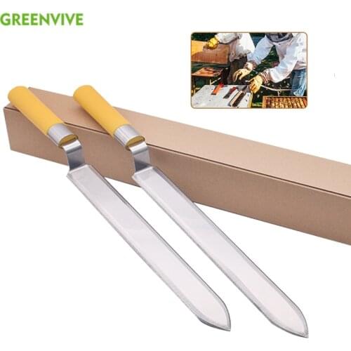 Bee Hive Hand Tool Plastic Handle Uncapping Knife Double Serrated Sided Beekeeping Equipment Beekeeper Tool for Honeycomb