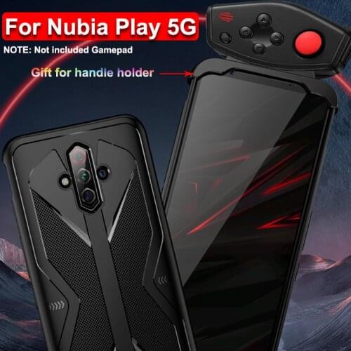 Shockproof Protective TPU soft phone Cases for ZTE Nubia Play 5G Case Heat Dissipation Cover Support Gamepad For Nubia NX651J