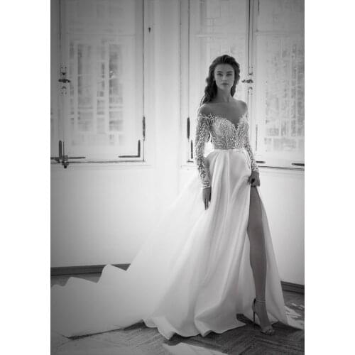 Traine Detachable Tulle White Custom Order Slit Bridal Skirt Floor Length Long Train Tailing Satin Wedding Skirt Bridal Separate