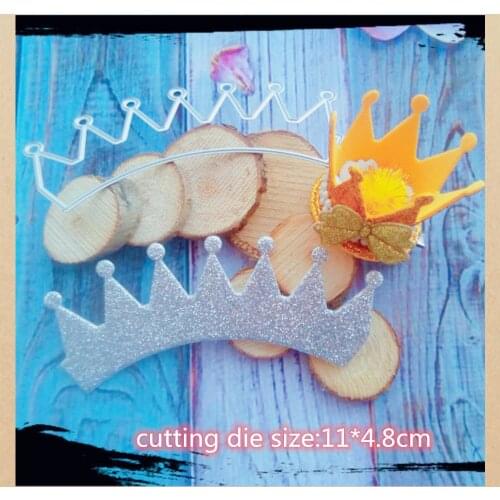 Crown Hat Frame Die Metal Dies Stencil Template for DIY Embossing Paper Photo Album Greeting Birthday Accessory Dies New Arrival