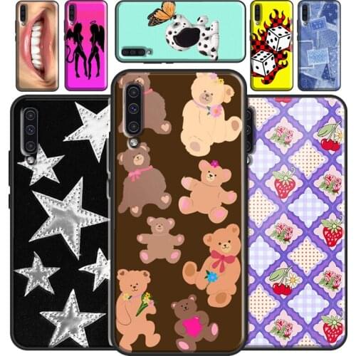 Bear-y Cute Berry Jam Angels Fundas For Samsung A51 A71 A11 A21S A20e A40 A50 A70 A02S A12 A32 A42 A52 A72 Case Cover