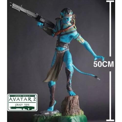 Crazy Toys 1:6 Avatar 2 Neytiri & Jake Sully Statue PVC Figure Model Toys 50cm