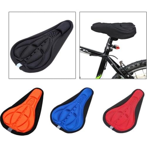 #High Quality# 2019 Hot Breathable Bicycle Saddle Bicycle Parts Cycling Seat Mat Comfortable Cushion Soft Seat Cover for Bike