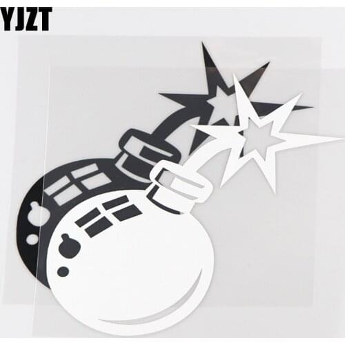 YJZT 15.2×14.6CM Military Enthusiast Weapon Car Stickers Personalized Body Decoration Pattern Creative Vinyl Decals 20C-0010