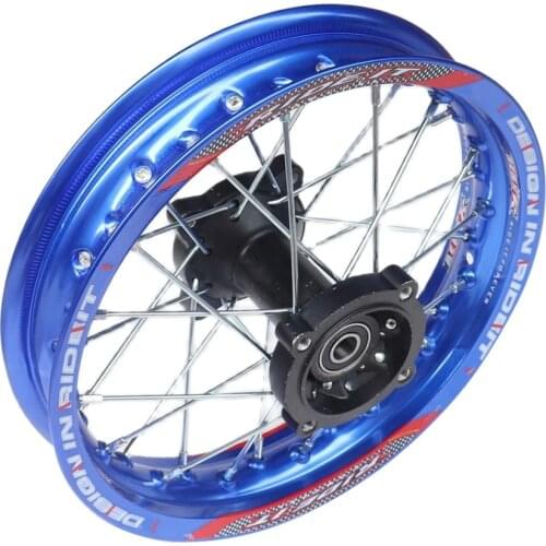 Rear Rims 12inch Aluminum Alloy Wheel Rims 1.85x12"inch for Chinese dirt bike pit bike wheel spare parts