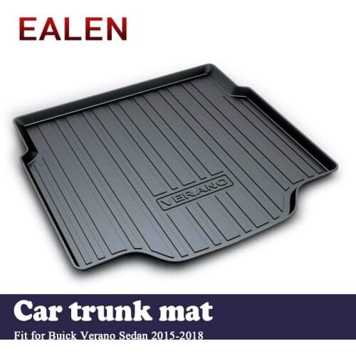 EALEN For Buick Verano Sedan 2015 2016 2017 2018 Boot Liner Tray Waterproof Anti-slip Accessories 1Set Car Cargo rear trunk mat