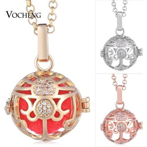 10pcs/lot Vocheng Engelsrufer Jewelry Long Sweater Zircon Stone Necklace with Stainless Steel Chain VA-364*10 Free Shipping