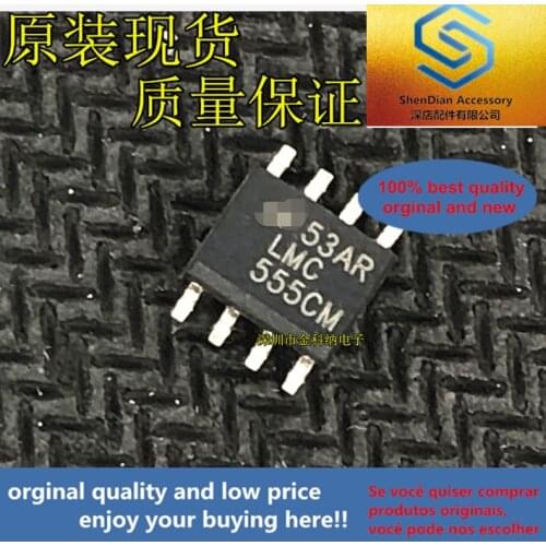 10pcs only orginal new LMC555CM LM555CMx LM555C CMOS timer 555 SOP8 best item