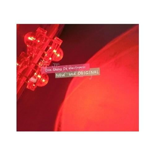 1000pcs LED 5mm Red Dome Super Flux water Clear Piranha LED Round Car lamps Light New High Quality Top Fashion Hole Smd