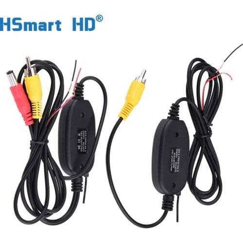 2.4G Wireless Transmitter Receiver Kit For Mini CCTV Camera Reverse Parking Camera Rearview Monitor RCA Video Rear View Camera