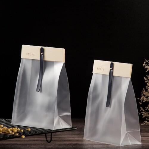 50PCS Snowflake Crisp Packaging Bag Nougat Biscuit Portable Transparent Plastic Bag Toffee Bag Food Packaging Bag