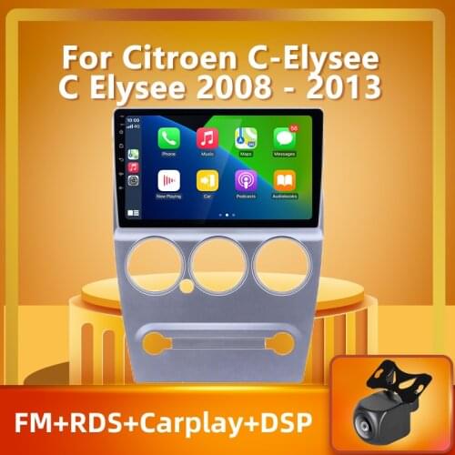 PEERCE For Citroen C-Elysee C Elysee 2008 - 2013 Car Radio Multimedia Video Player Navigation stereo GPS Android 10 No 2din