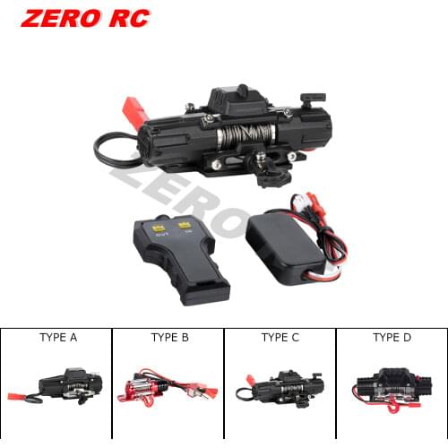 1/10 RC 4WD 3kg Metal Electric Winch For 1/10 D90 D110 Scx10 Wrangler Rock Crawler