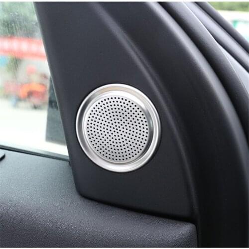 Car Door Audio Speaker Tweeters Net Cover Trim For Land Rover Discovery Sport 2020 Aluminum Alloy Interior Accessories