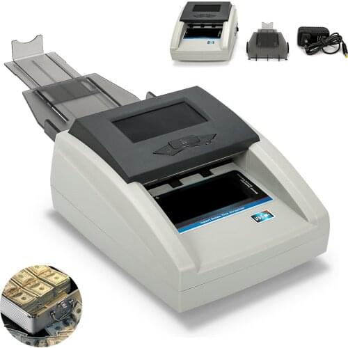 Money Counter Bill Cash Currency Counting Machine LCD Display Counterfeit Detector UV MG Banknote Checker for US Dollar