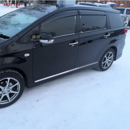 For Toyota WIGH Chromium Plating Door Anti Collision Decorative Bright Bar Body Decorations Rubbing Strip Parts