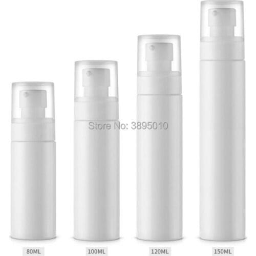 80/100/120/150ml Emulsion spray bottle Cosmetics Empty Refillable Bottles Cream Pressed Lotion Body Wash Skin Care F527