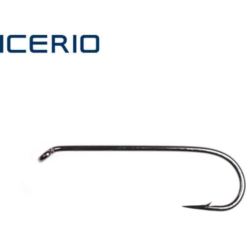 ICERIO 100PCS Nymph Streamer 3XL Hooks NS3 Fly Fishing Hook
