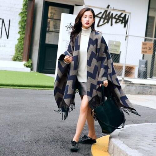 Nordic Plaid Blanket Scarf Ladies Autumn Winter Female Plaid Scarf Women Scarves Wide Lattices Long Shawl Wrap Blanket Decor
