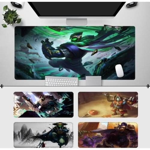 Cartoon League of Legends Jax Mouse Pad Laptop PC Computer Mause Pad Desk Mat For Big Gaming Mouse Mat For Overwatch/CS GO
