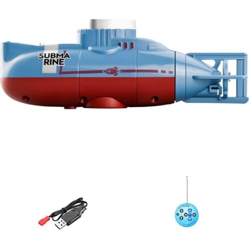 Mini RC Submarine 6 Channel Remote Control Boat Ship Waterproof Diving Toy Simulation Model Gift For Kids