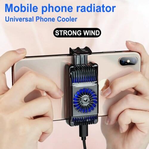 Mobile Phone Radiator Gaming Universal USB Game Cooler System Portable Fan Holder Heat Sink For Samsung Huawei iPhone Xiaomi LG