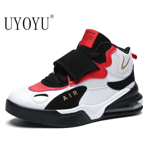 UYOYU Men Streetball Master Basketball Shoes Breathable Anti-slip Wearable Basketball Sneakers Rebound Gym Outdoor Sports Shoes