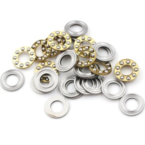 10pcs 8x16x5mm F8-16M Metal Axial Ball Bearing Set Pratical Miniature Thrust Bearings For Hardware Accessories High Quality