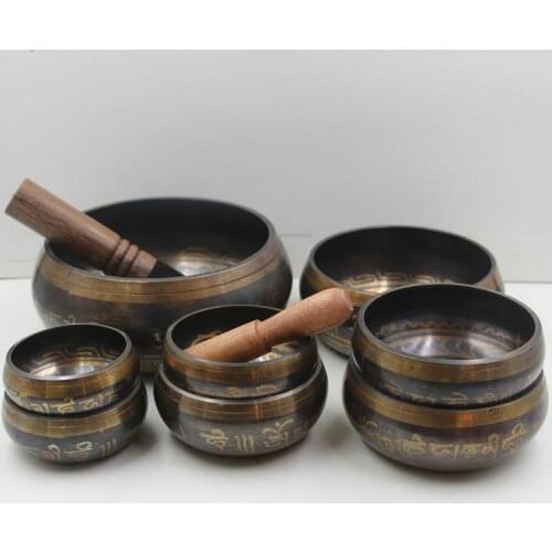 Nepalese pure copper tibetan bowl singing bowl