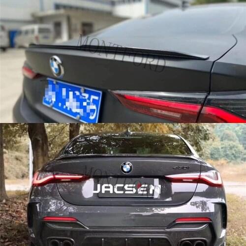 New G82 Car Rear Trunk Spoiler Lip Boot Wing Lip For BMW 4 Series G22 430i G82 M4 2021-2022 Rear Trunk Wing Spoiler Lip