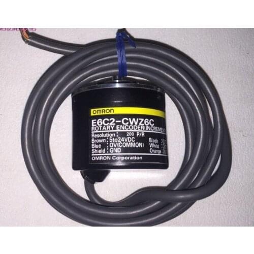 New Omron Rotary Encoder E6C2-CWZ6C 200 P/R free shipping