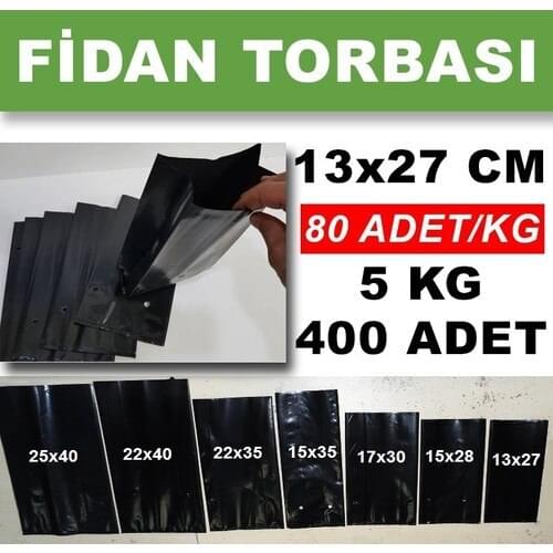 Hoşgör Plastic Cion Bag Seedlings Bags 13x27 cm 400'LÜ 5 kg