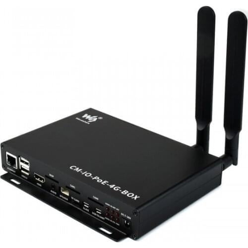 Industrial IoT Mini-computer Add-ons, 4G / PoE Features, Based on Raspberry Pi Compute Module CM3 / CM3+ Series