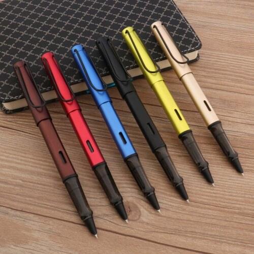 High Quality Posture Correction 850 Fountain Pen Classic Frosted Metal Color Hooded Bend Nib Stationery School Supplies
