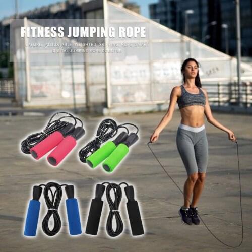Adjustable Jump Rope Sports Lose Weight Skipping Rope Training Fitness Cardio Ball Bearing Jumping Rope for Men Women Children
