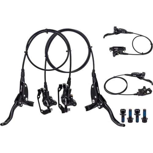 Bike Hydraulic Oil Disc Brake Set Aluminum Alloy MTB Hydraulic Brake Caliper Left Front Right Rear Bike Brake For Bicycle Part