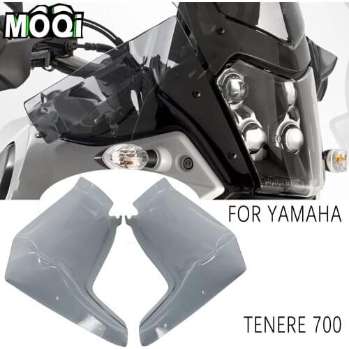 Motorcycle Side Windshield Windscreen Handshield Handle Bar Wind Deflector For YAMAHA TENERE 700 T7 T700 Tenere 700 2019-2020
