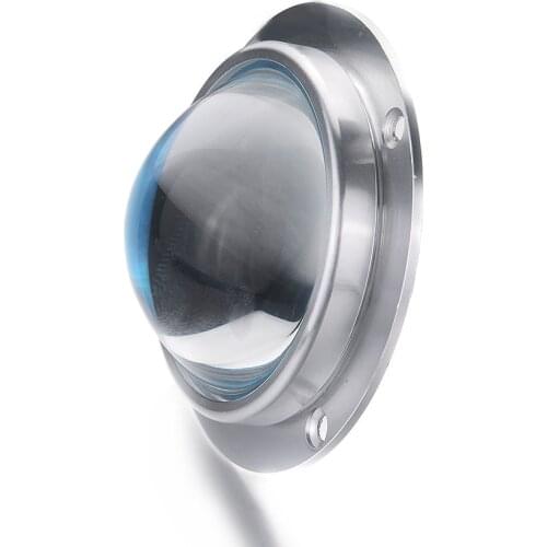 1pc 67mm Optical Glass LED Lens 66.4mm Reflector + Fixed Bracket Lens for 20W-100W High Power LED Optical Instruments Lenses