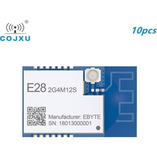10pcs SX1280 2.4G LoRa Bluetooth Module 2.4GHz E28-2G4M12S Wireless rf Transceiver SPI Long Range BLE rf Transmitter Receiver