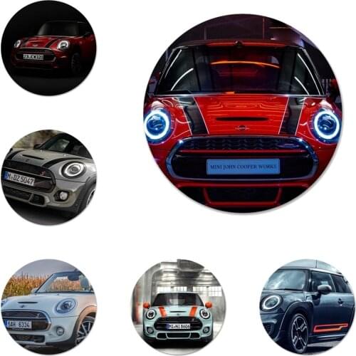 Car mini cooper jcw Badge Brooch Pin Accessories For Clothes Backpack Decoration gift