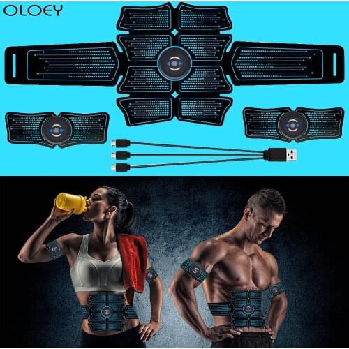 Electric ABS Simulator Massager Abdominal Muscle Trainer Sports Gym Home Exercise Fitness Equipment Training Apparatus Workout