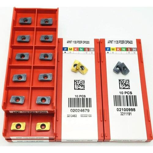 Milling cutter APMT1135PDER DP5320 APMT1135PDER DP5420 carbide lathe milling cutter APMT1135 PDER turning insert APMT 1135