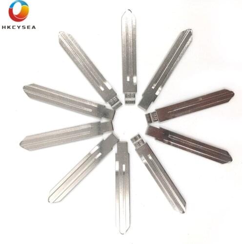 HKCYSEA 10 pcs/lot Metal Blank Uncut Flip KD Remote Key Blade Type #88 for New JAC Refine