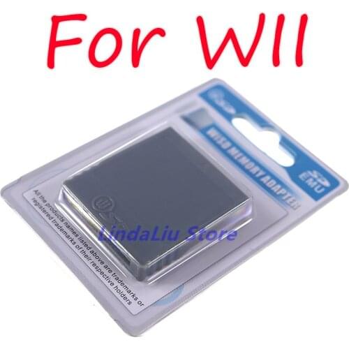 ChengChengDianWan SD Card Reader Memory Card Reader for WII Gamecube GC SD Flash Memory Card Adapter Game 10pcs/lot