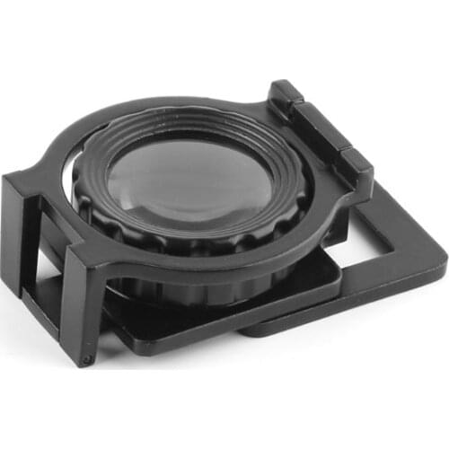 Metal Foldable Magnifier 20X Linen Tester Loupe Cloth Thread Counter Magnifying Glass B85C