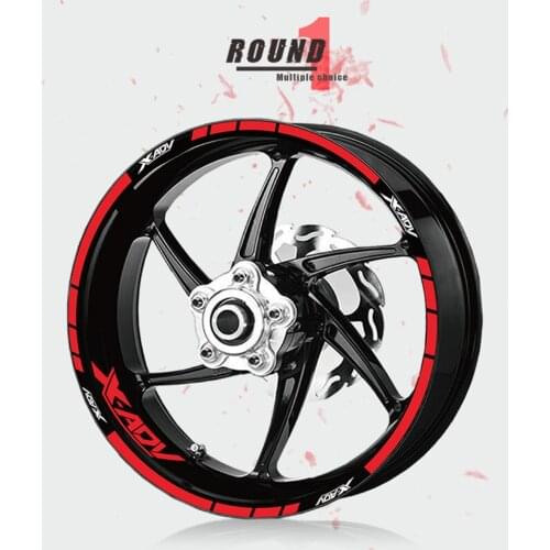 Motorcycle sticker wheel reflective stripe decorative decal for Honda XADV 750 X-ADV